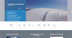 Desktop Screenshot of bergbahnen-andelsbuch.at